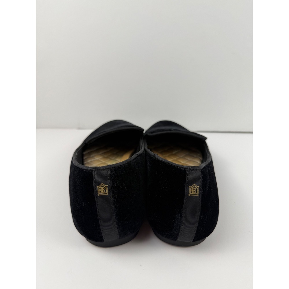 Birdies The Starling Black Velvet Smoking Loafers Flats Shoes Womens 9 - Picture 5 of 9